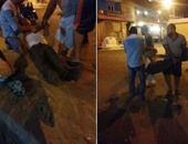 بالفيديو.. مشاجرة بالحى السادس بمدينة نصر خلف قسم الشرطة وسقوط مصابين