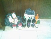 بالصور.. الشرطة تضبط ألعابا نارية ومشروبات كحولية فى كلاسيكو الأرجنتين