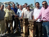 وزارة الآثار تقرر مصادرة 12 قطعة أثرية ضبطت بجمارك دمياط