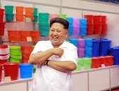 بالصور.. زعيم كوريا الشمالية يتفقد معرض للأدوات المنزلية