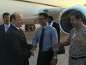 أول صور للرئيس اليمنى عبد ربه منصور بعد وصوله عدن 