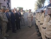 بالصور.. محافظ المنوفية ومدير الأمن يتفقدان قوات الشرطة عقب صلاة عيد الأضحى