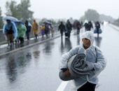 بالصور.. الأمطار تزيد معاناة المهاجرين على حدود كرواتيا
