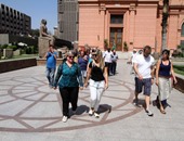 1000 مصرى و1500 أجنبى زاروا المتحف المصرى فى أول أيام العيد