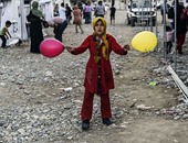 بالصور... المهاجرون على حدود مقدونيا يحتفلون بالعيد فى أوضاع إنسانية صعبة