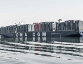 بالصور..عبور ثانى أكبر سفينة حاويات فى العالم قناة السويس الجديدة