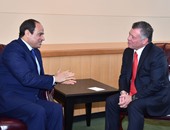 الرئيس السيسي يلتقى ملك الأردن بمقر إقامتهما فى واشنطن