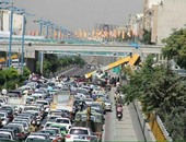 رواد تويتر يتداولون صورًا لسقوط رافعة فى العاصمة الإيرانية طهران