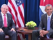 بالفيديو.. أوباما وكاسترو يلتقيان بالأمم المتحدة لتحسين العلاقات بينهم