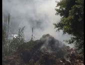 "الحماية المدنية" تخمد حريقا بمخلفات حديقة الأزبكية فى وسط البلد