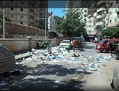 "صحافة المواطن".. انتشار القمامة والمخلفات أمام محطة ترام سيدى بشر