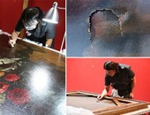 أشخاص يدخلون التاريخ بإفساد الفن.. طفل تايوانى يتلف لوحة بـ1.50مليون دولار