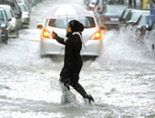 سقوط أمطار غزيرة على مدن وقرى محافظة الغربية