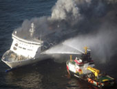 اليونان تبحث عن 12 راكبا مفقودا بعد اندلاع حريق على متن عبارة بجزيرة كورفو