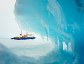 جنوح سفينة أبحاث روسية فى القطب الجنوبى.. والبحرية الأرجنتينية تتدخل للمساعدة