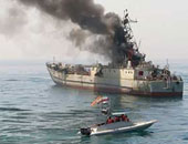 البحرية الإيرانية: حريق على متن سفينة حربية وإجلاء جميع أفراد الطاقم