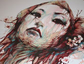 بالصور.. الرسم بالشاى فى " ليفربول " 