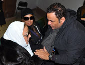 نجوم الفن فى عزاء جمال إسماعيل