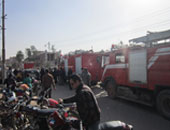 السيطرة على حريق 3 محلات بشبرا الخيمة دون إصابات