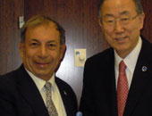 "عنان الجلالى" يجتمع بأمين الأمم المتحدة ويناقشه فى سبل تطوير التعليم