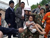 ارتفاع حصيلة ضحايا زلزال الصين إلى 615 قتيلا