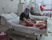 انفجار ماسورة الصرف الصحى الرئيسية بمستشفى ديرب نجم المركزى بالشرقية