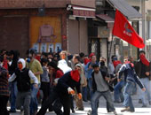 اشتباكات بين الطلبة فى جامعة "أتاتورك" بمدينة آرضرورم بتركيا
