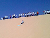 مسابقات أسبوعية للتزلج على الرمال طوال شهر رمضان بالوادى الجديد