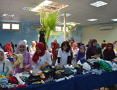 صالون القوصية الثقافى ينظم معرض ملابس وبطاطين لتطوير المستشفى المركزى
