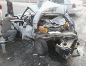 إصابة 5 أشخاص فى حادث تصادم بين 4 سيارات بمحرم بك بالإسكندرية