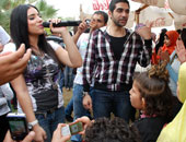 بالصور.. مروة نصر تغنى لـ"أطفال الأورام"