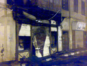السيطرة على حريق نشب داخل محل بيتزا فى جرجا سوهاج