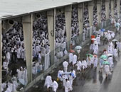 النقل العام بالإسكندرية تنقل الحجاج العائدين من مطار برج العرب