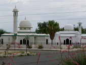 تحطيم نوافذ مسجد فى أمريكا وتشويه جدرانه بجرافيتى مناهض للمسلمين