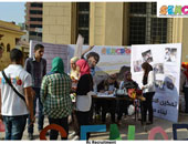 بالصور .. طلاب جامعة القاهرة يحيون يوم الطالب بالاحتجاجات 