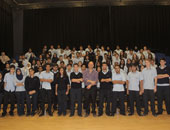 بالصور.. جولة لضيوف معرض الشارقة الدولى للكتاب للمدارس والجامعات