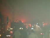 "الحماية المدنية" تسيطر على حريق نتج عن انفجار بحى المناخ فى بورسعيد