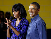 أوباما وزوجته يتوجهان إلى لوس أنجلوس بطائرتين منفصلتين