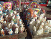 ضبط "حلاوة مولد" بألوان صناعية فى مصنع بدون ترخيص فى دمياط