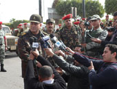 قائد الجيش الثالث يتفقد سيناء وقوات تأمين شرق النفق بالسويس