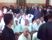 وفاة متهم بجنايات المنصورة عقب سماعه حكم البراءة