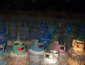 وقفة احتجاجية لأهالى قرية 77بالحامول فى كفر الشيخ لنقص أسطوانات الغاز