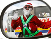 "بابا نويل" ضيف حنة عروس الكريسماس 