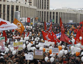 مظاهرات روسية ضد بوتين وحكومته 