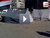 الخيام تتصدر المشهد بميدان التحرير