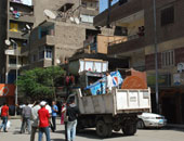 حملة أمنية لمطاردة البائعة الجائلين بميدان الجيزة