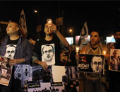 أقارب الحسينى أبو ضيف أمام نقابة الصحفيين: الشعب يريد إعدام الإخوان