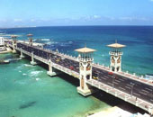 إنقاذ شخص حاول الانتحار من كوبرى ستانلى بالإسكندرية