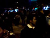 محاولة اقتحام قسم شرطة منوف وتبادل لإطلاق النار 