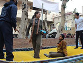 بالصور.. "ترامبولين" نورهان خالد يثير فضول الجمهور والعاملين بـ"البالون"